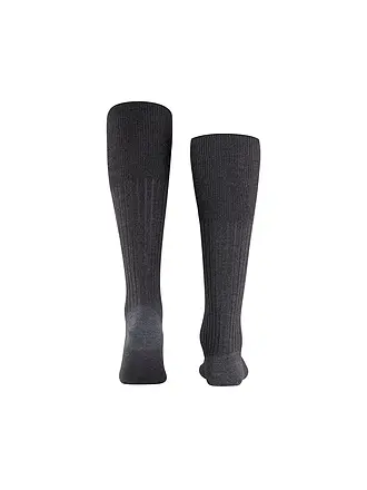 FALKE | Kniestrümpfe BRISTOL noir | grau